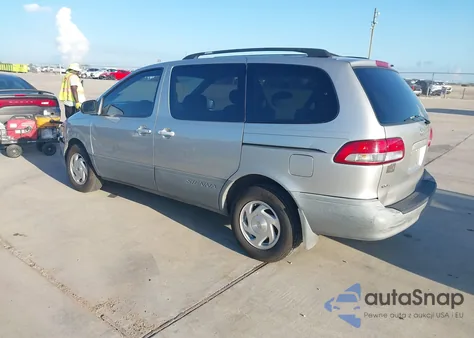 2002 Toyota Sienna Ce из США, поврежденный, VIN 4T3ZF19CX2U484492